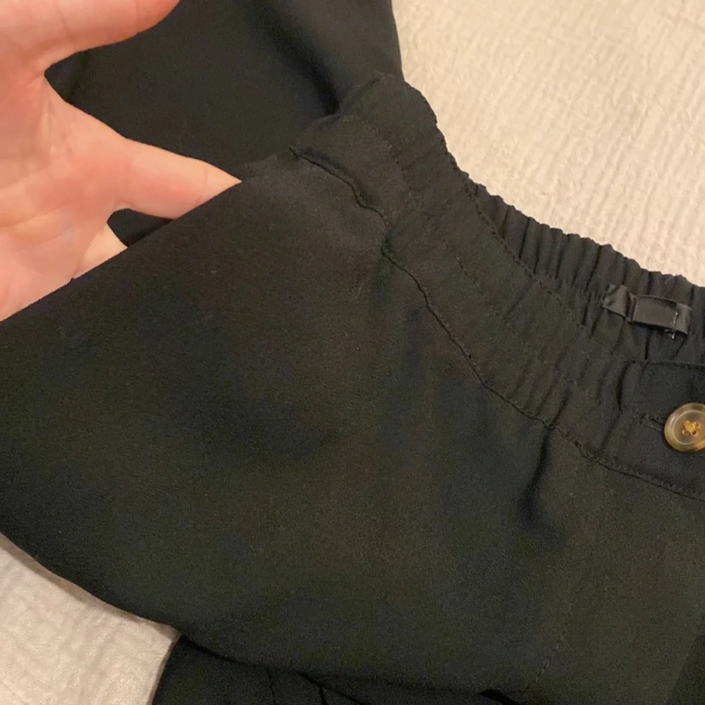 J. Crew Black Wide-Leg Women's Pants. Size 6. Style AV443